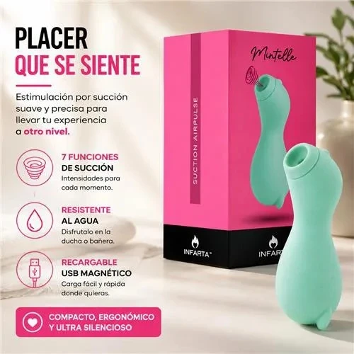 Vibrador Succionador - Mintelle 5