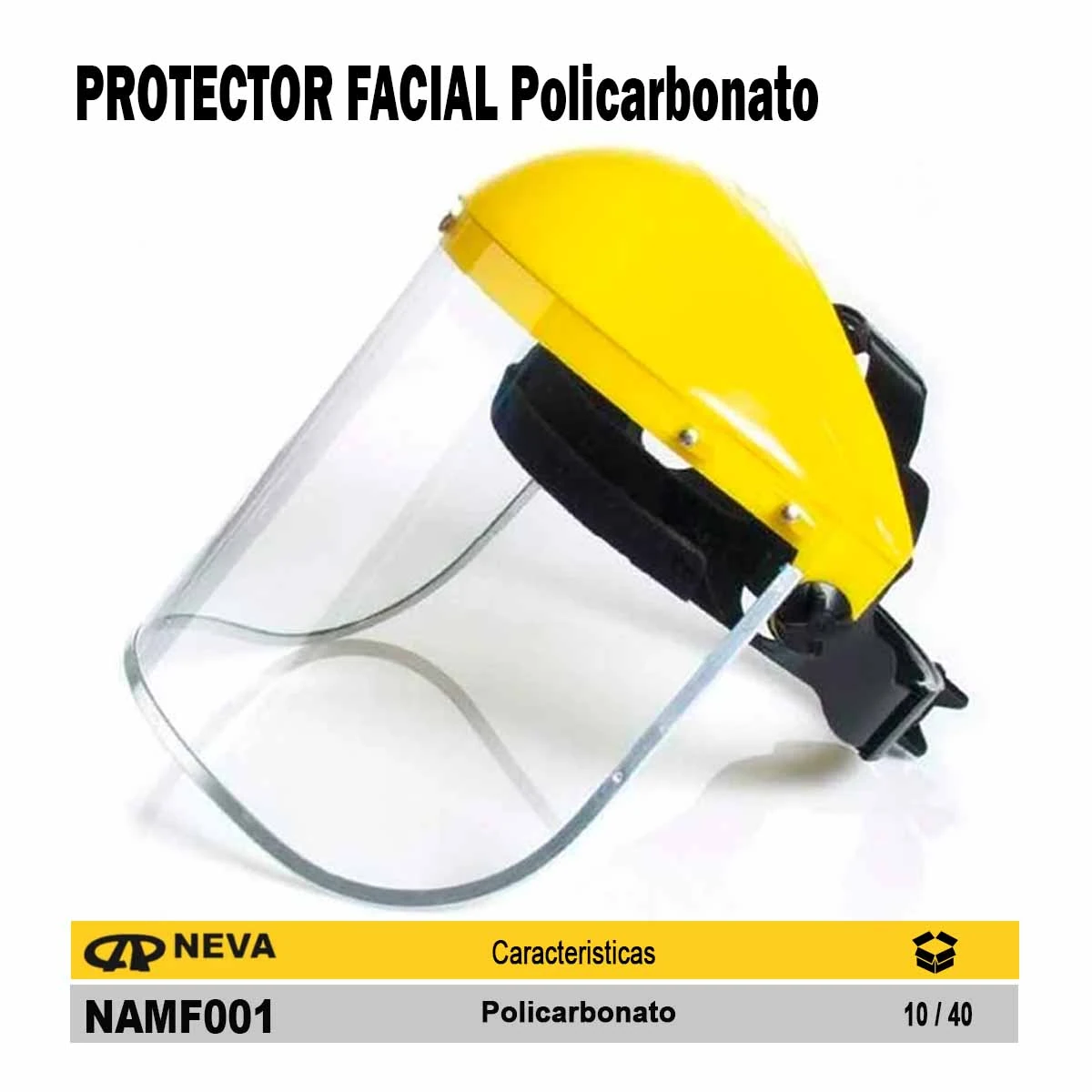 PROTECTOR FACIAL Policarbonato MK0223 Neva
