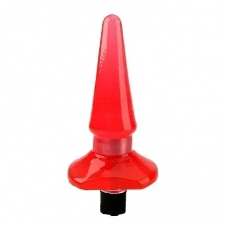Plug Chico Vibrador Rojo