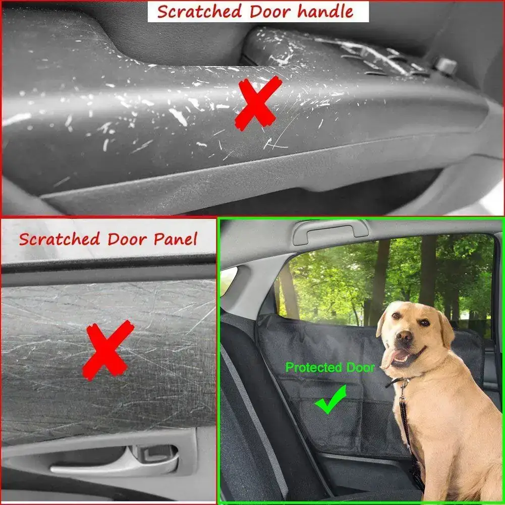 FUNDA PROTECTORA DE PUERTAS PARA AUTOMOVIL PROTECCION DE PUERTA PARA MASCOTA