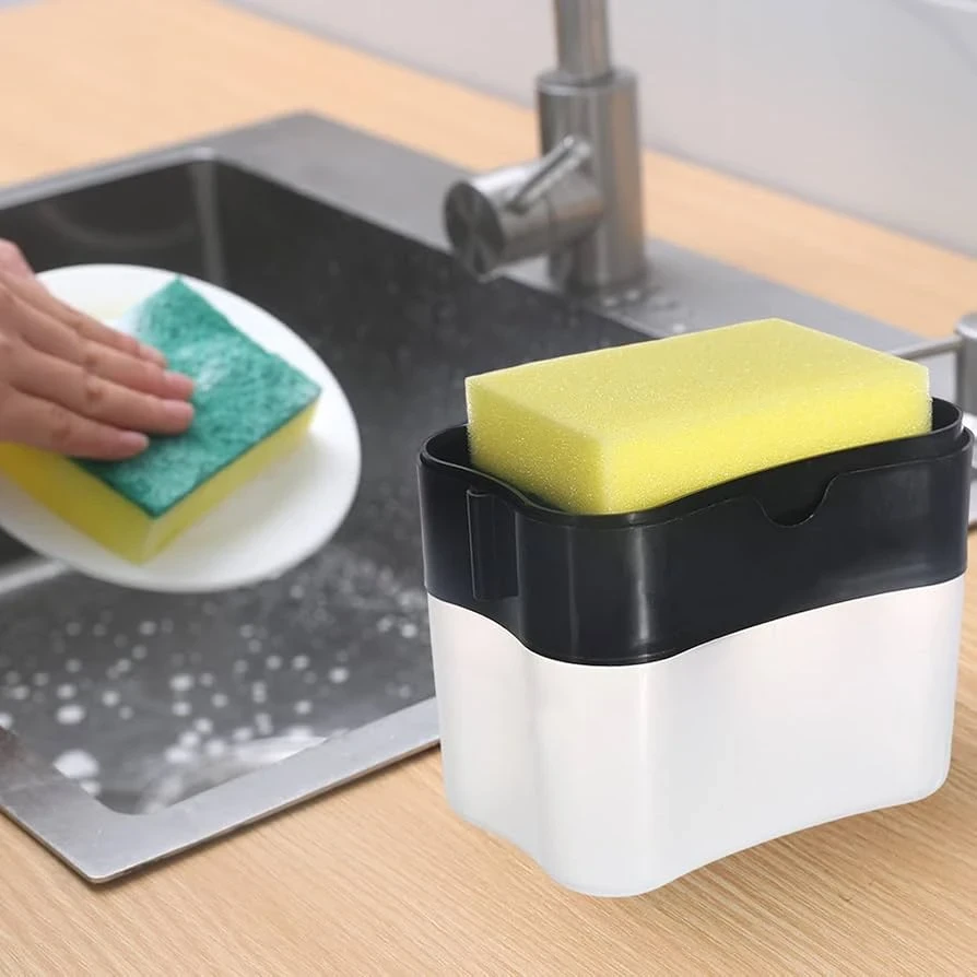 DISPENSADOR DE ESPONJA CON SOPORTE