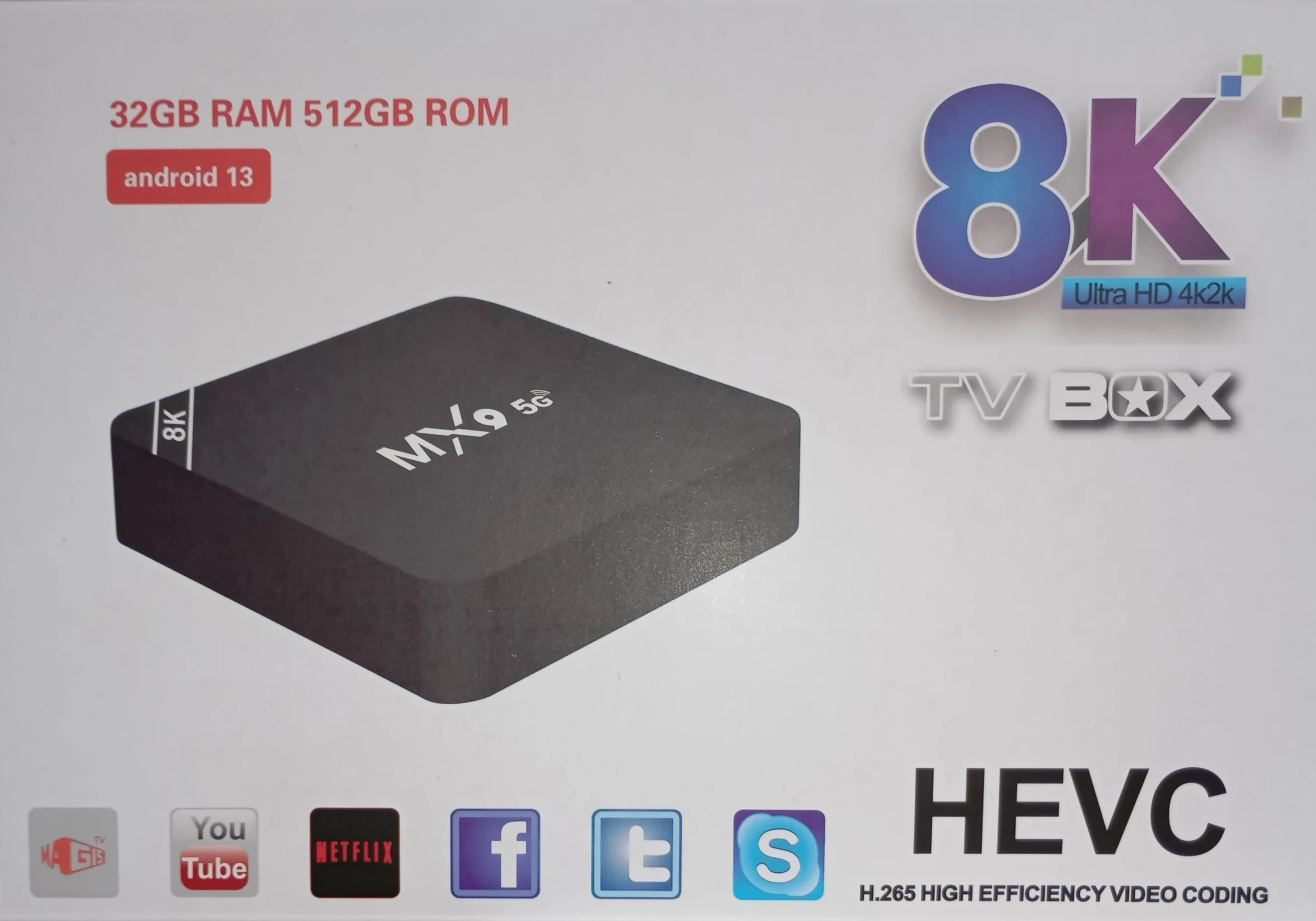 TV BOX ANDROID 512GB/32RAM -CON MAGIS INSTALADO