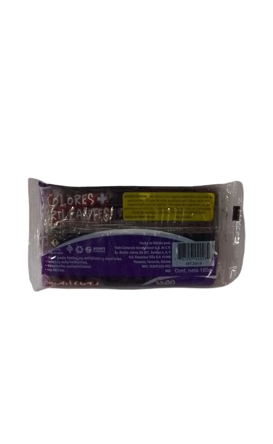 plastilina barra negra de 180g 2