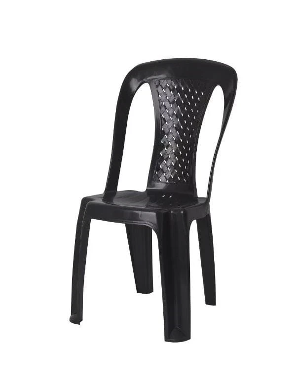 SILLA IBIZA NEGRA DE PLÁSTICO 