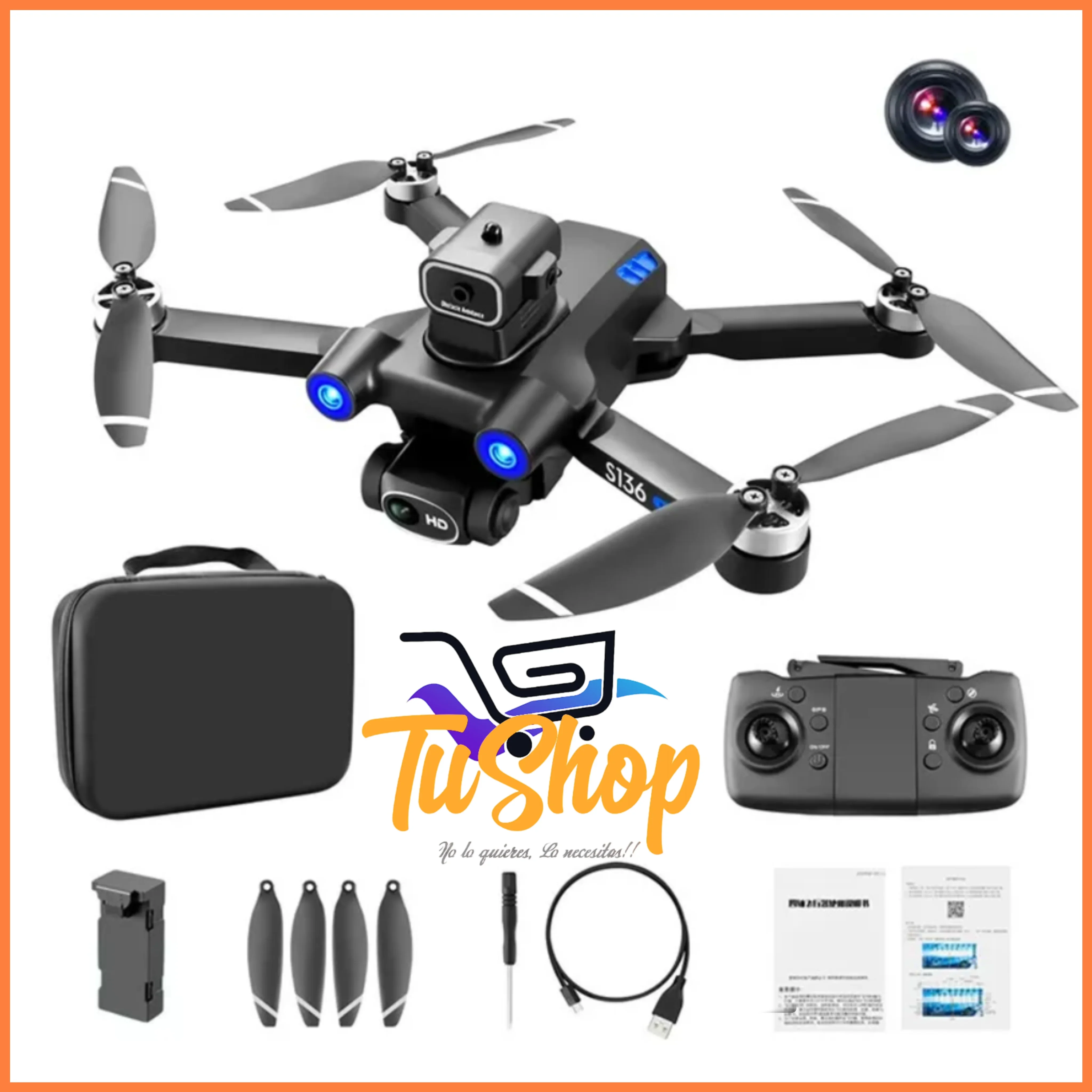 Drone GPS Profesional S136 Wifi  2
