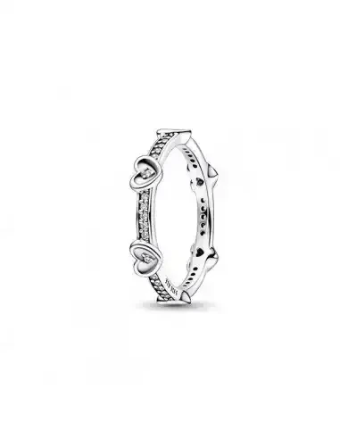 Anillo Corazones Radiantes 