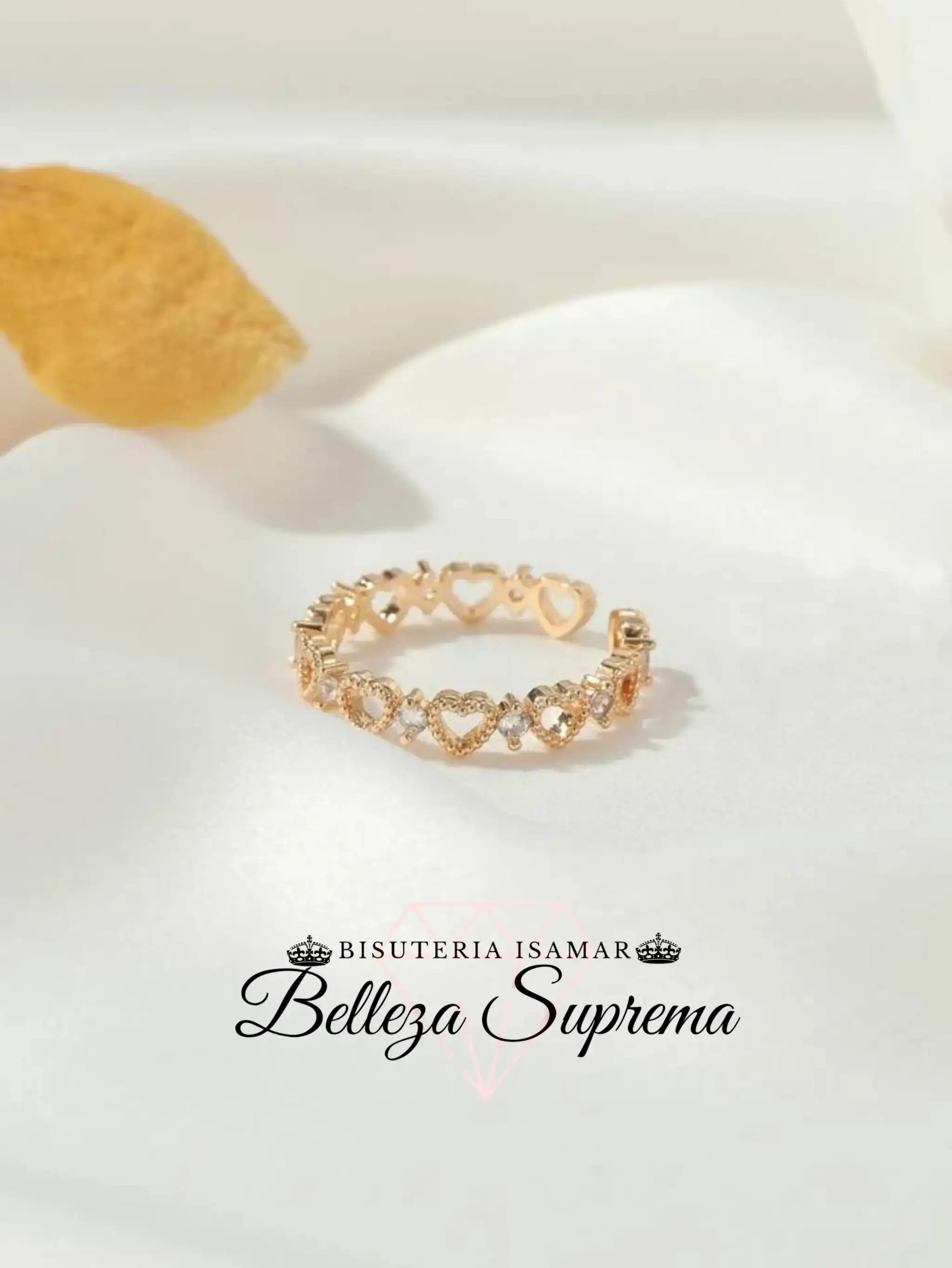 ANILLO DE PROMESA CALADO DE CORAZÓN  2