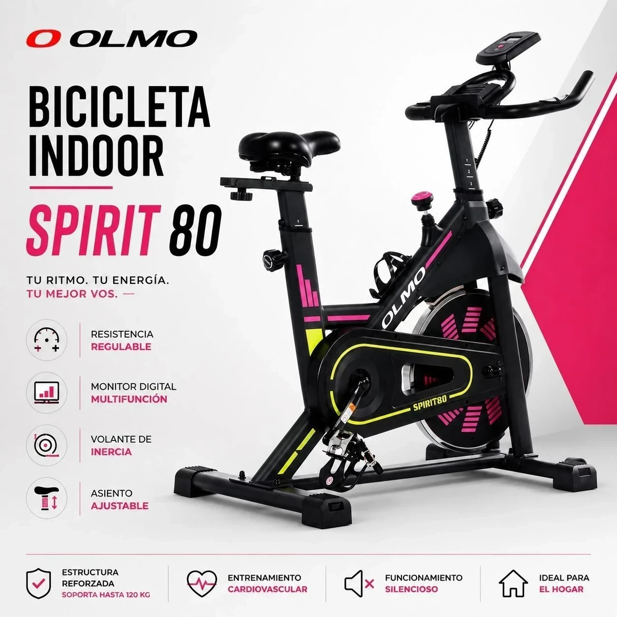BICICLETA FIJA OLMO INDOOR SPIRIT 80