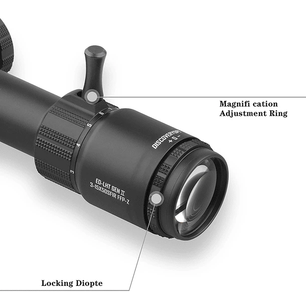 MIRA TELESCÓPICA ED-LHT GEN2 3-15*50SFIR FFP-Z 2