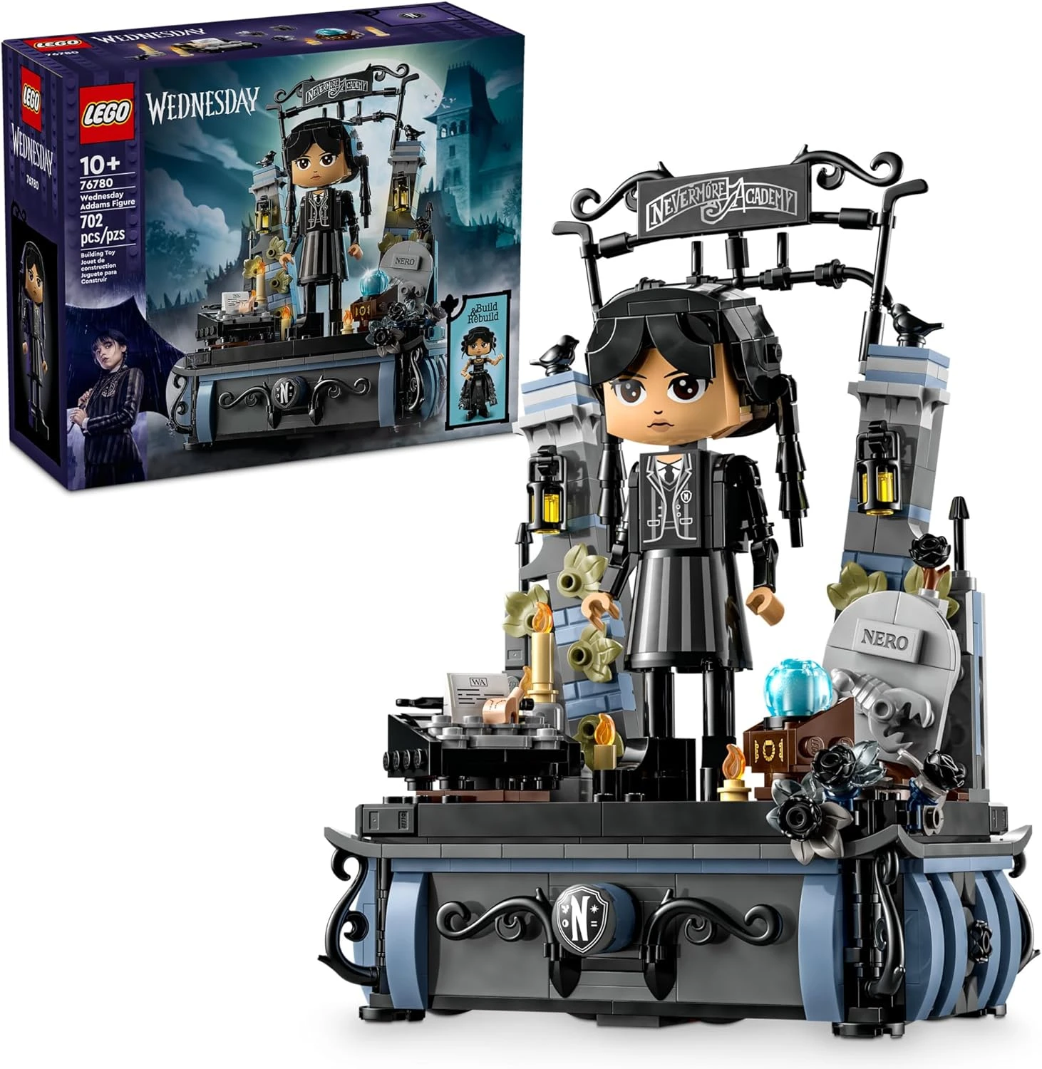 Figura LEGO Miércoles Addams