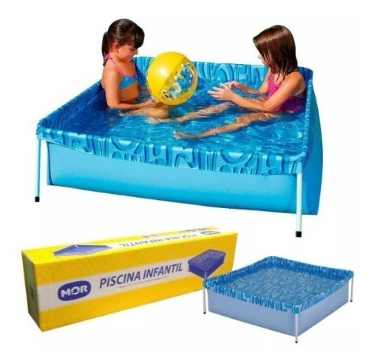PILETA LONA CAÑO INFANTIL NIÑOS MOR 400L