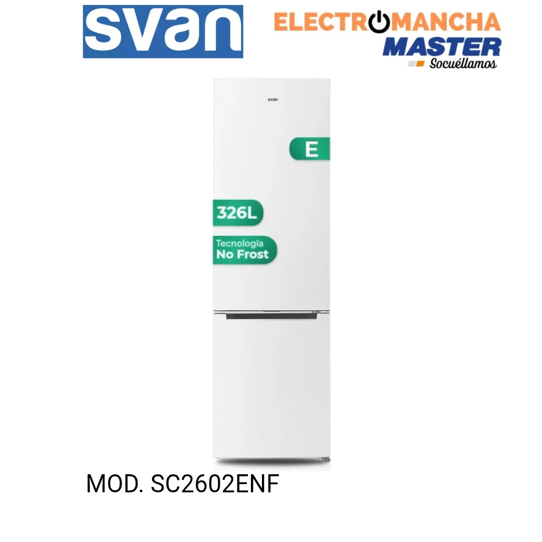 FRIGO COMBI SVAN SC2602ENF 2,01*60 BLANCO NF E