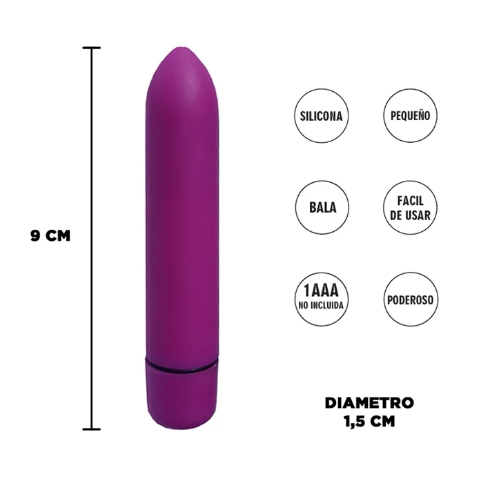 Feather Violeta : Bala vibradora