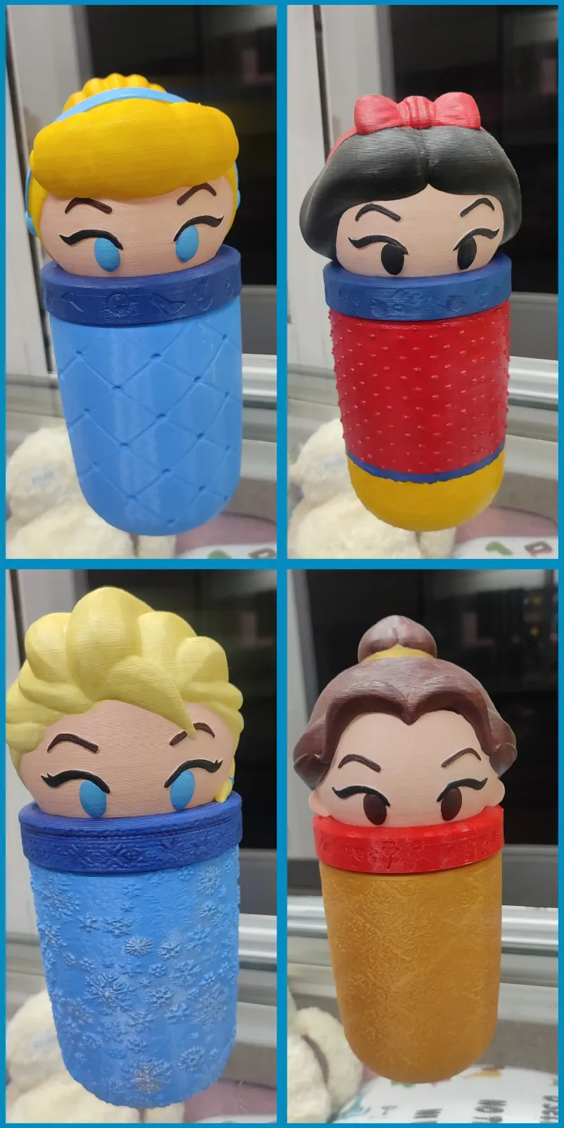 Vasos princesas