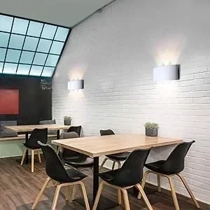 APLIQUE PARED BILBAO BLANCO 6W IP54 LUZ CALIDA/3000K 3