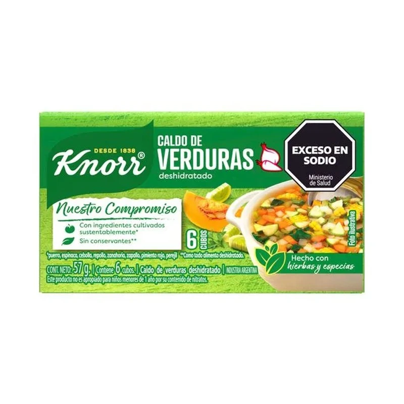 CALDO VERDURAS X 6