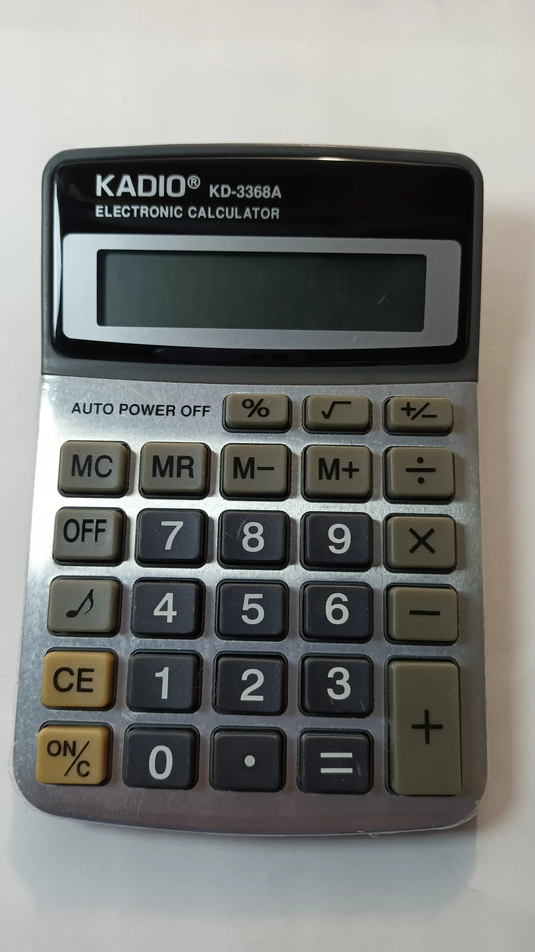 CALCULADORA DE MOSTRADOR KADIO KD-3368A