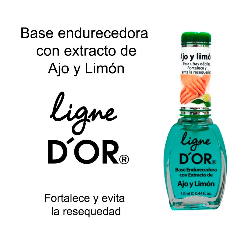 Esmalte Endurecedor 13ml Ajo y Limón 2