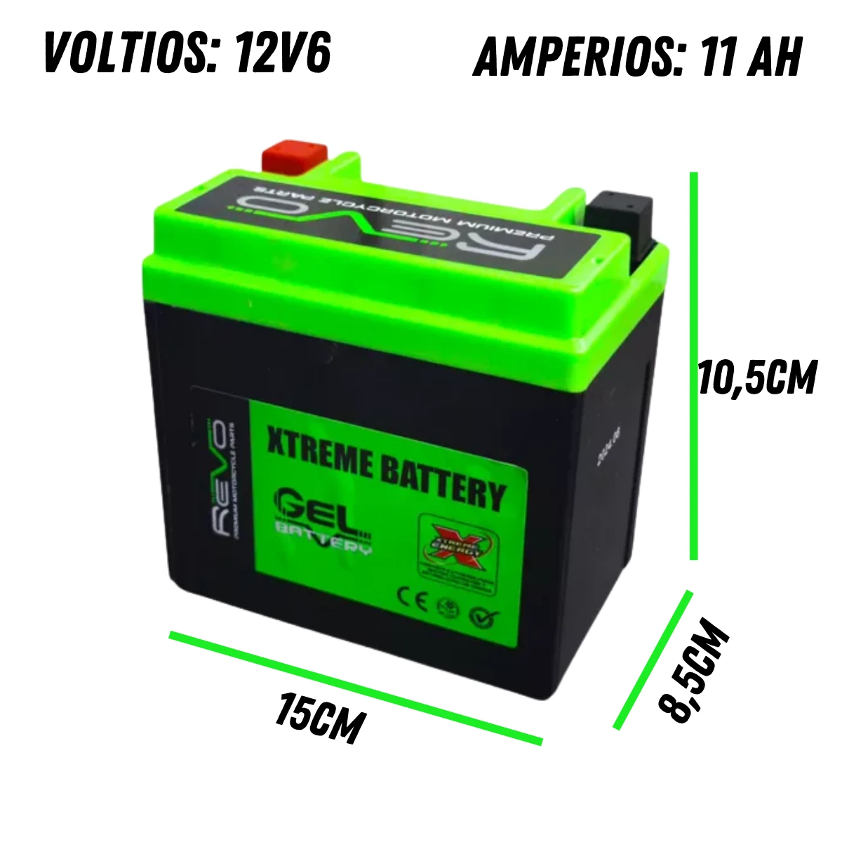 Bateria Revo gel ytz12s motos Pulsar dominar ktm respuestos  2