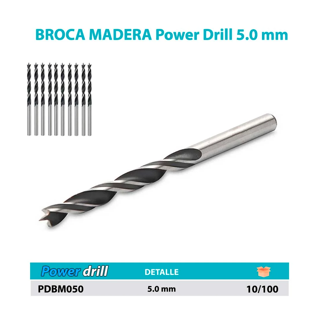BROCA MADERA Power Drill 5.0 mm