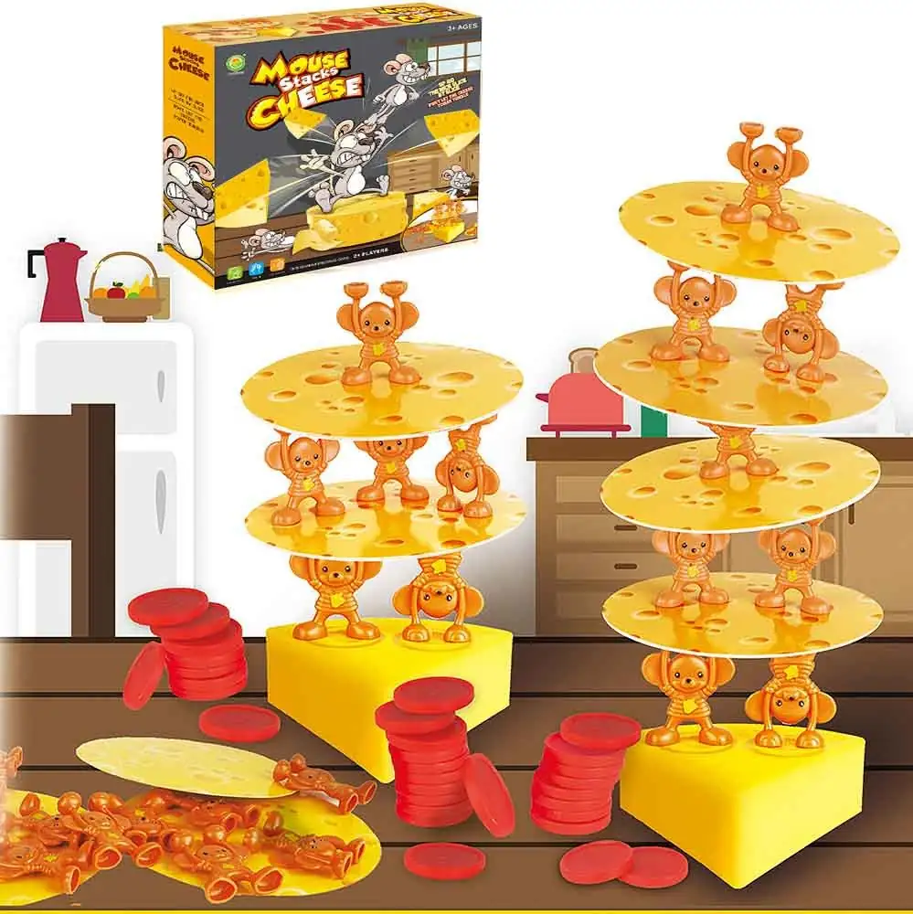 Juego de Mesa Ratón Amontona Queso
