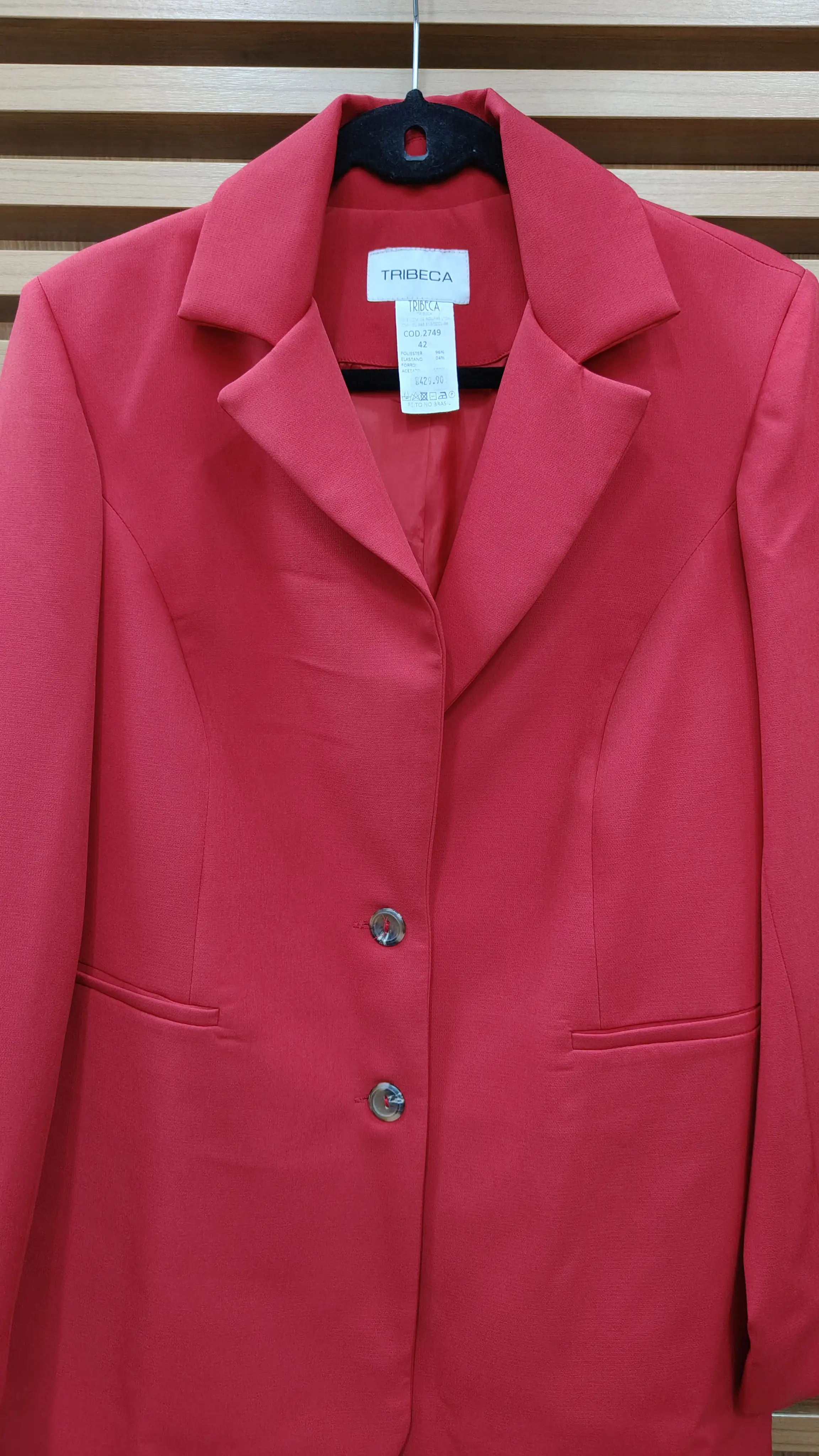 Blazer Tribeca Modern Vermelho