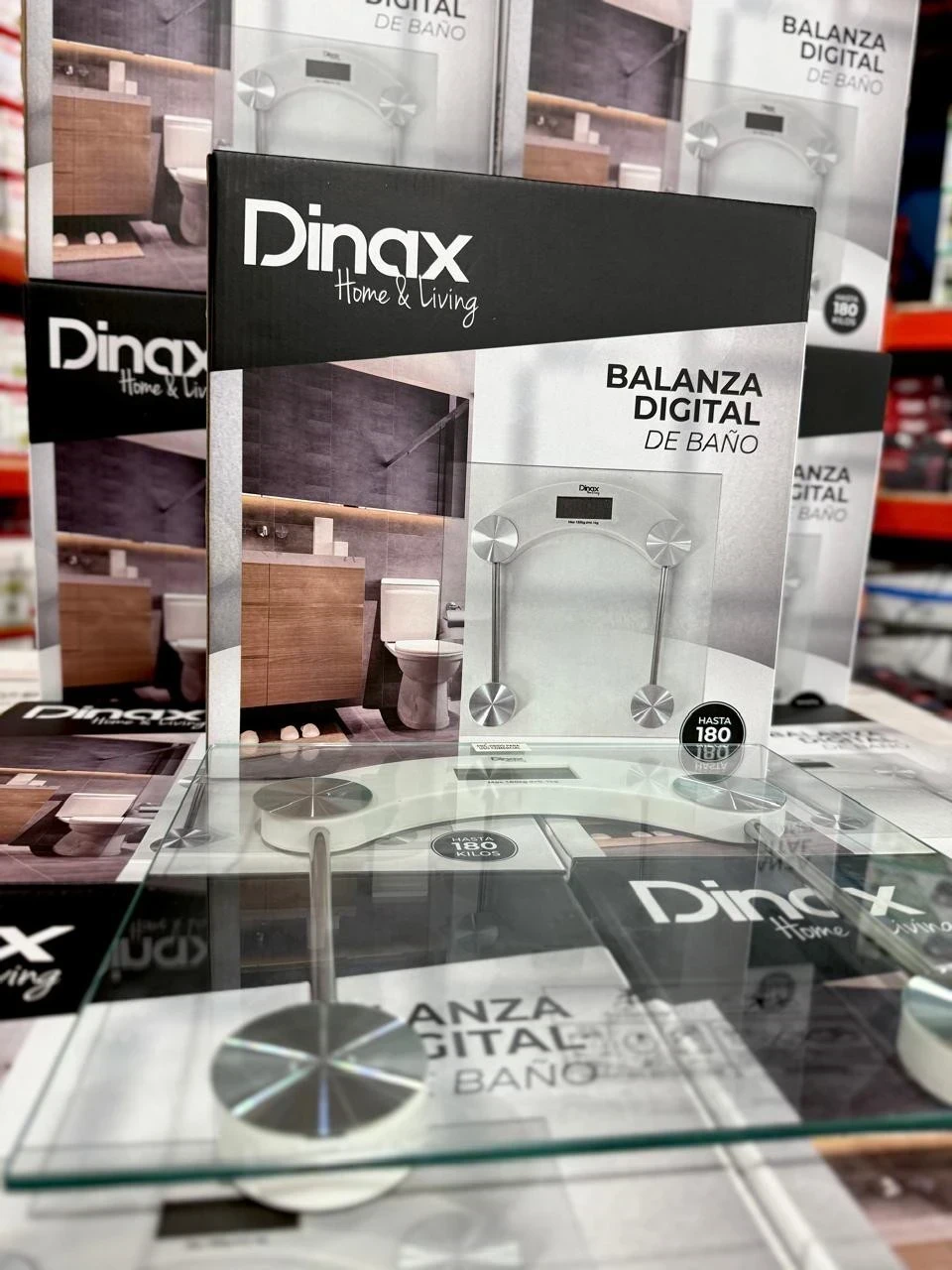 BALANZA PERSONAL CUADRADA 180KG DINAX