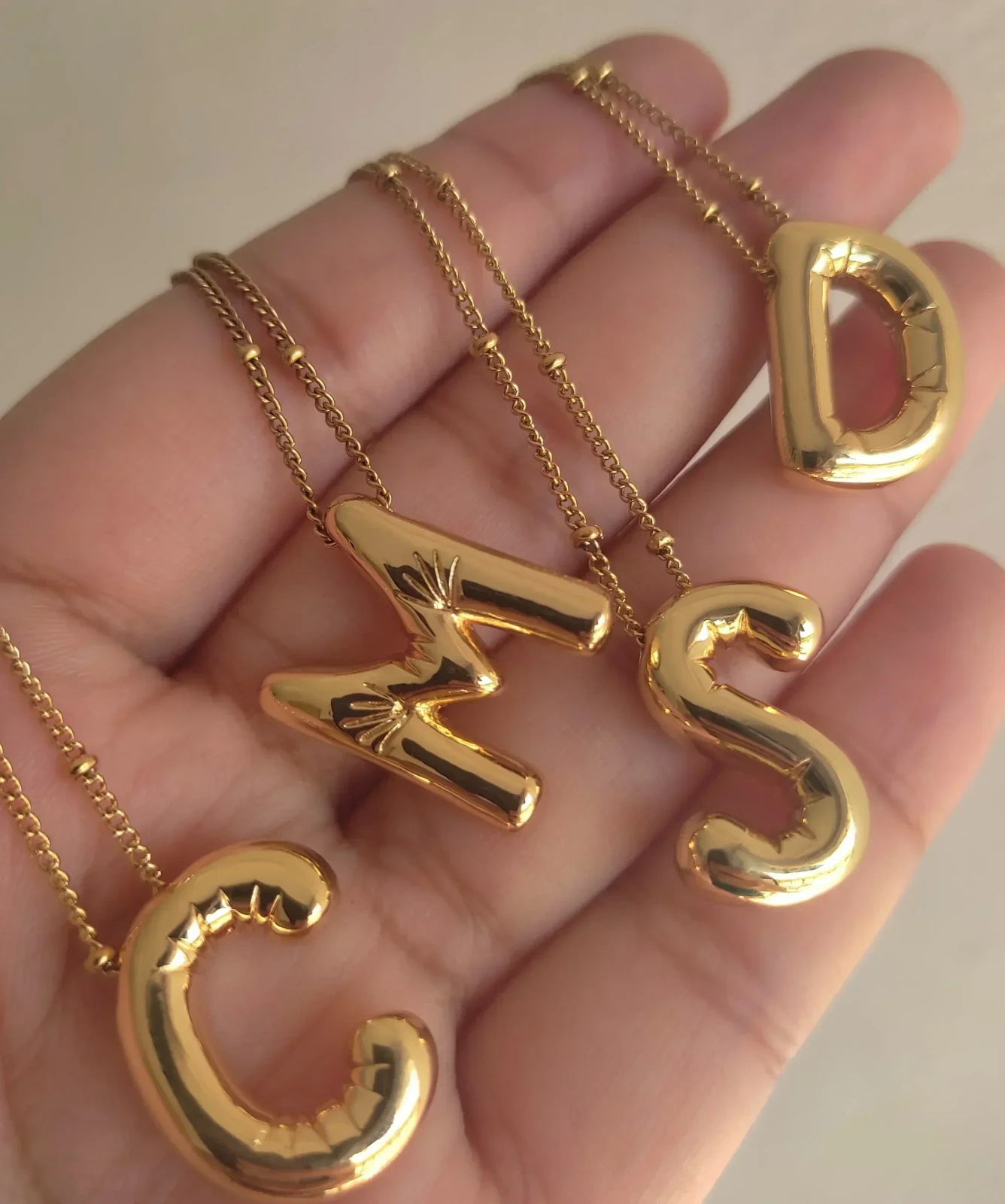 CADENA LETRA CHUNKY