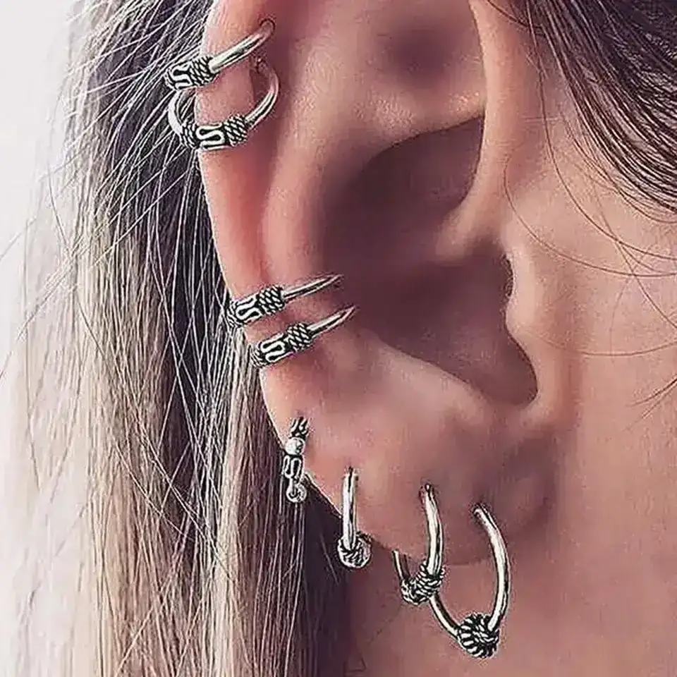 Set x8 Aretes Lovely  REF: J09