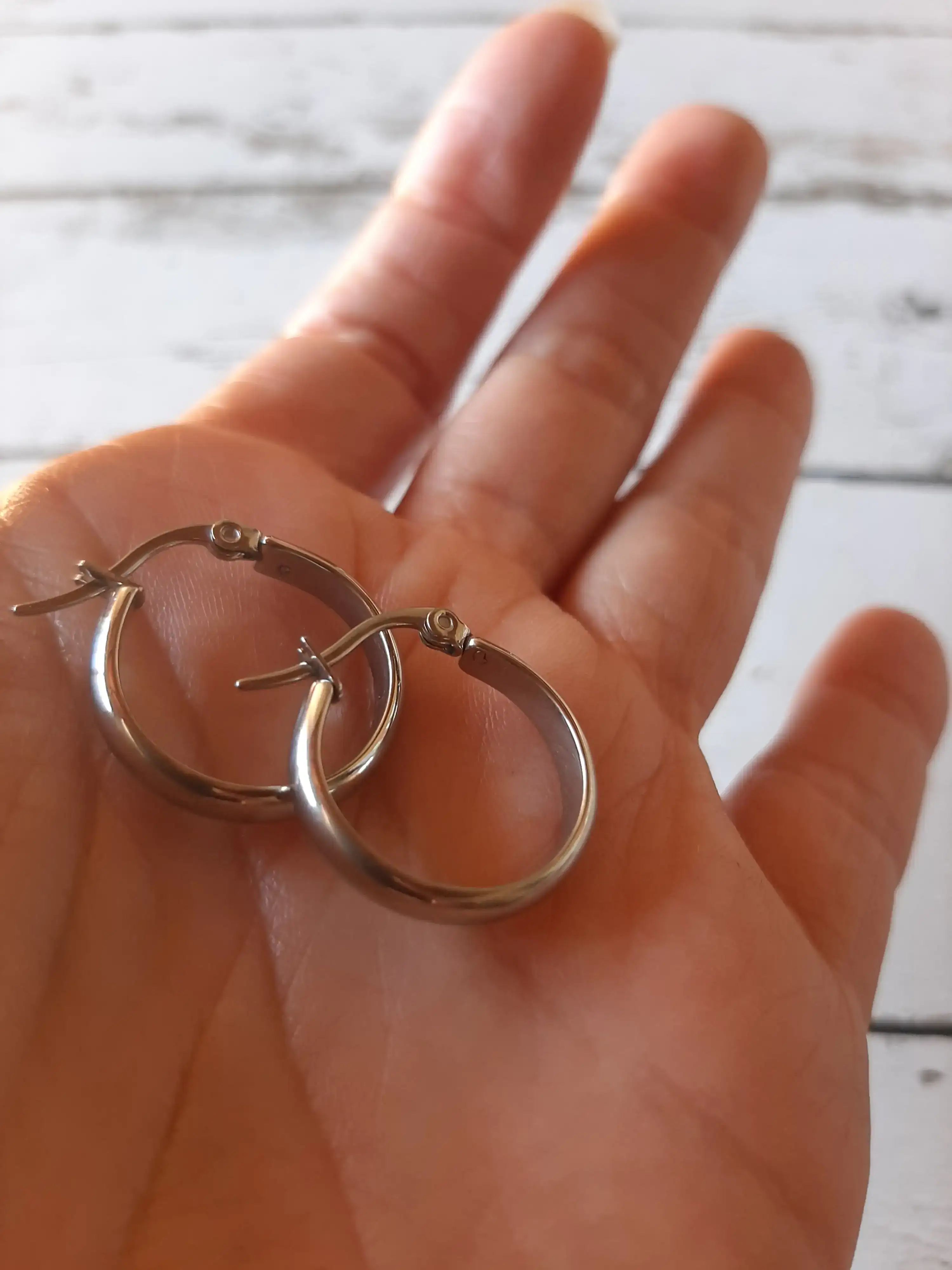 Argollas de acero quirúrgico (Diámetro 1.7 cm)