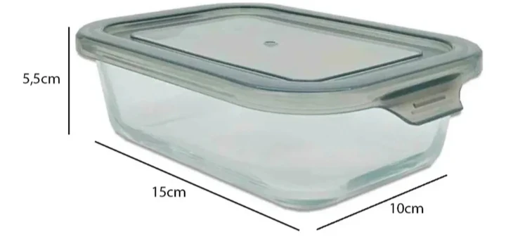 CONTENEDOR RECTANGULAR DE VIDRIO  2