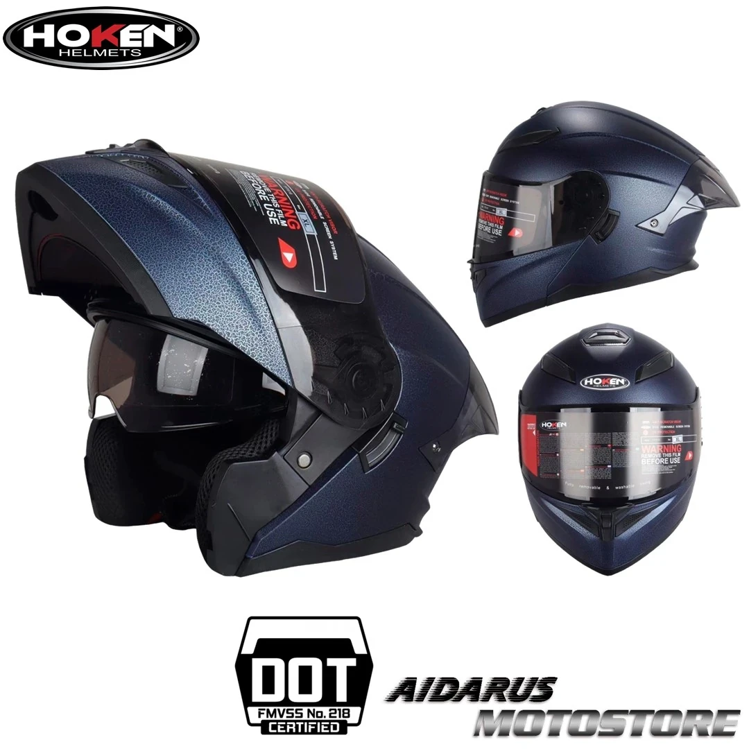 CASCO HOKEN ABATIBLE FF916 DISEÑO