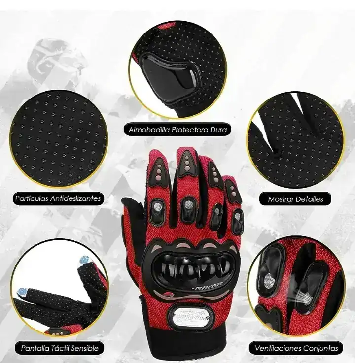 Guantes de motociclista  2