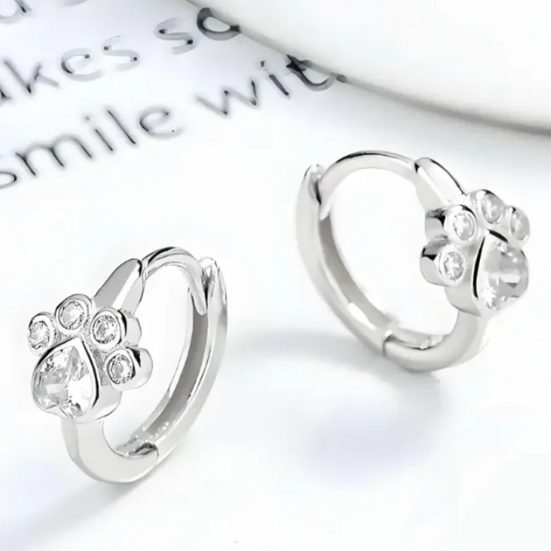 ARETES DE PLATA NIÑA  2