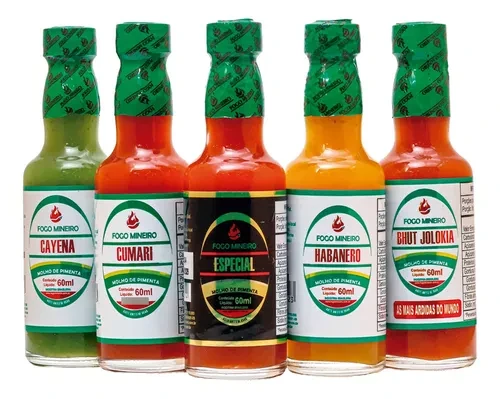 KIT FOGO MINEIRO PIMENTA 60 ML