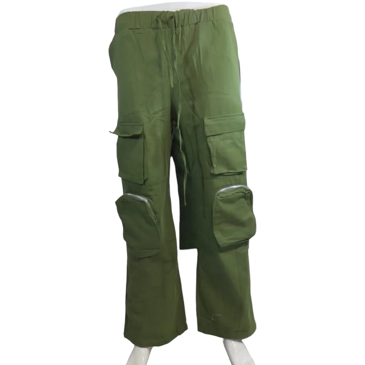 Pantalon cargo verde