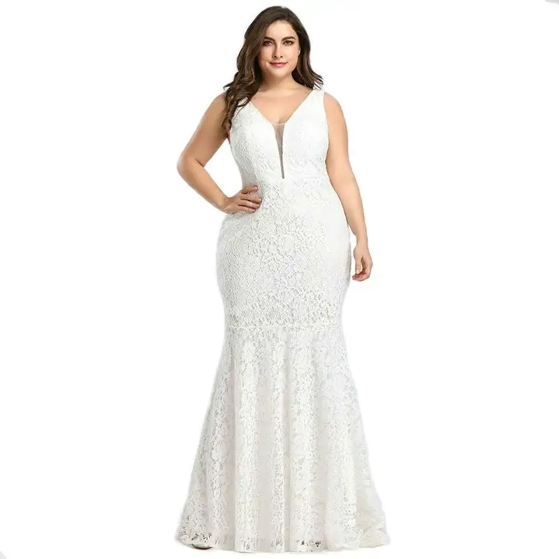 Vestido de noiva modelo básico renda