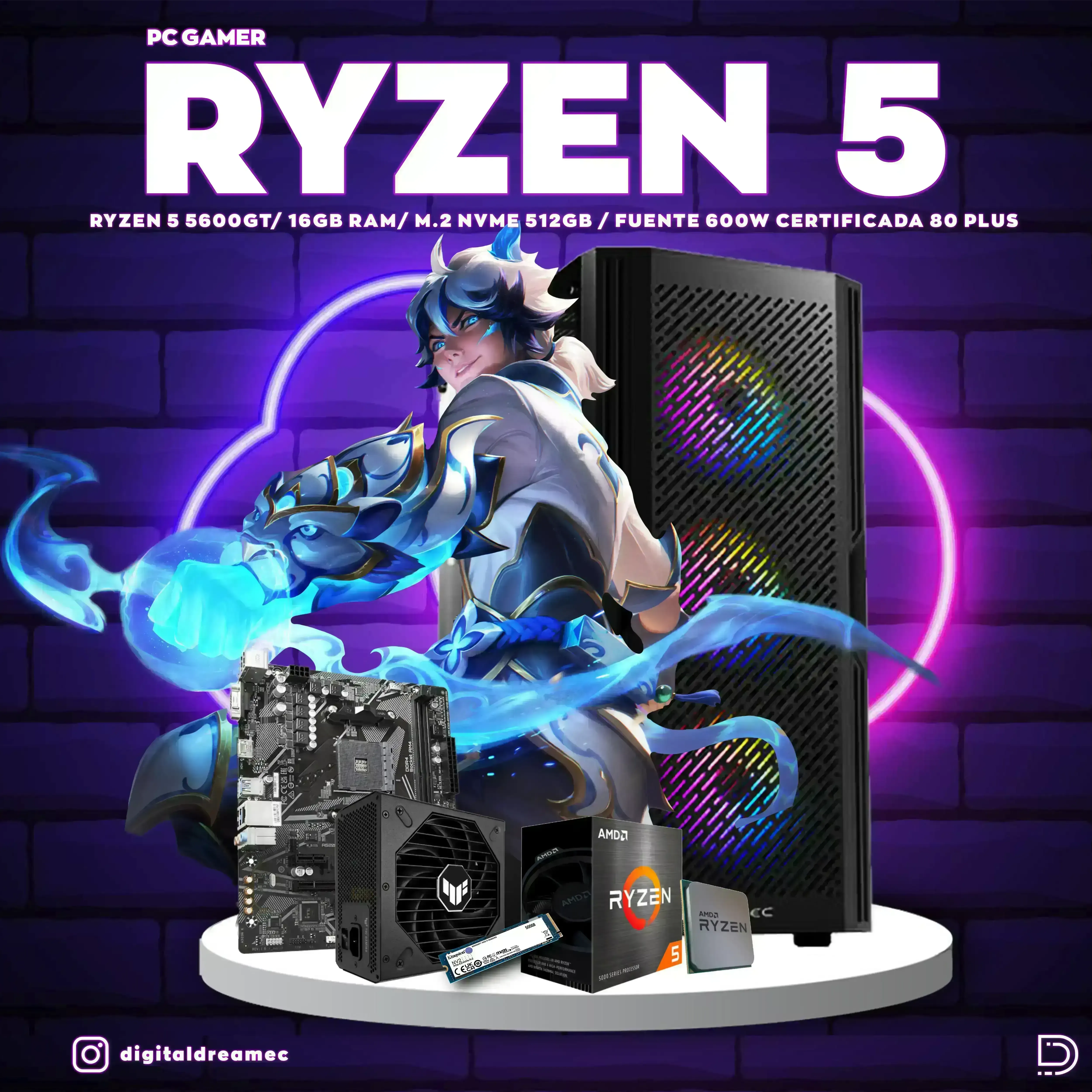 RYZEN 5 5600GT 16GB RAM