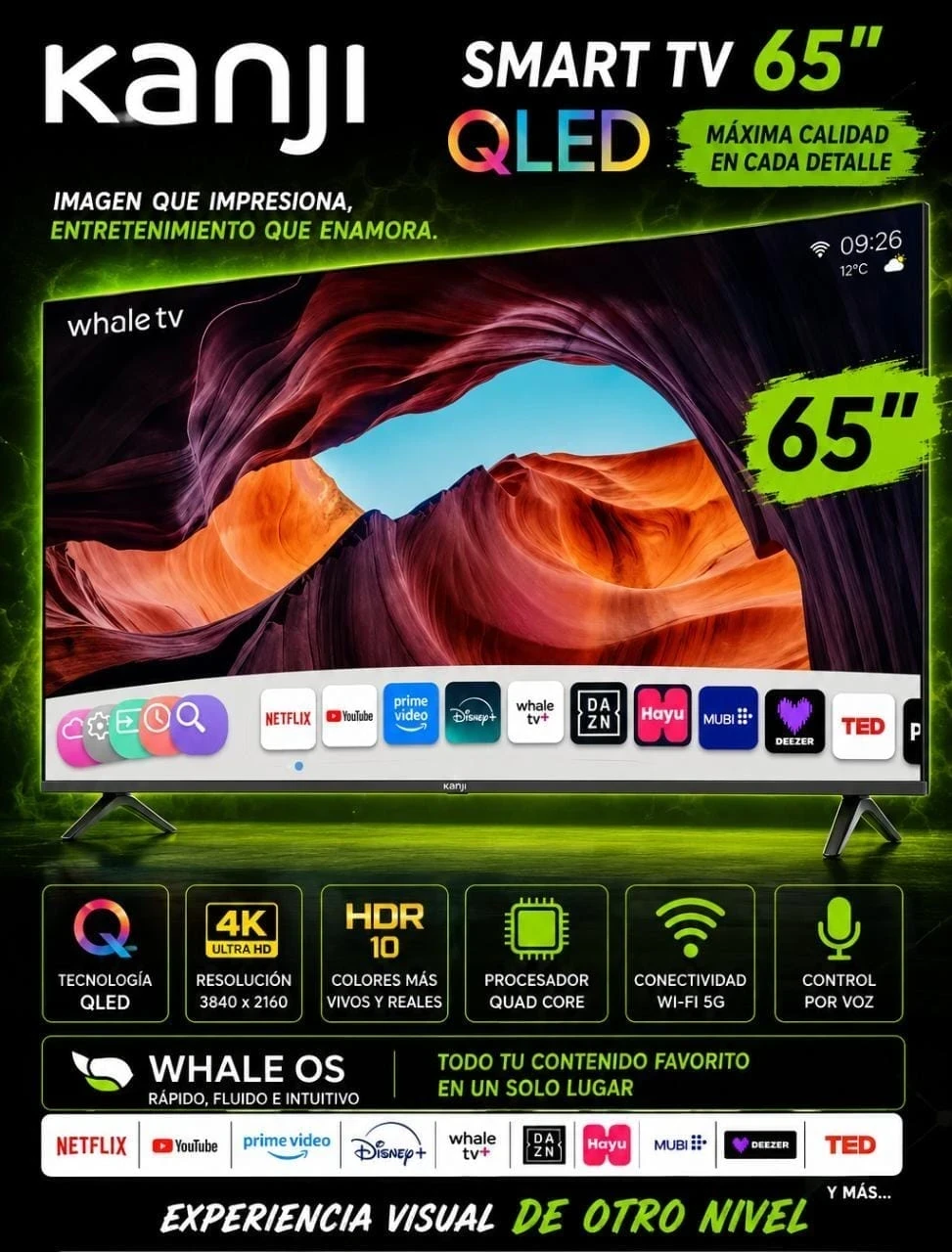 Smart Kanji 65" Qled 4k