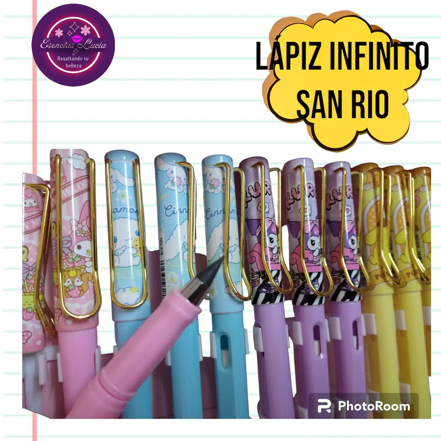 Lapiz Infinito San Rio Varios Modelos  2