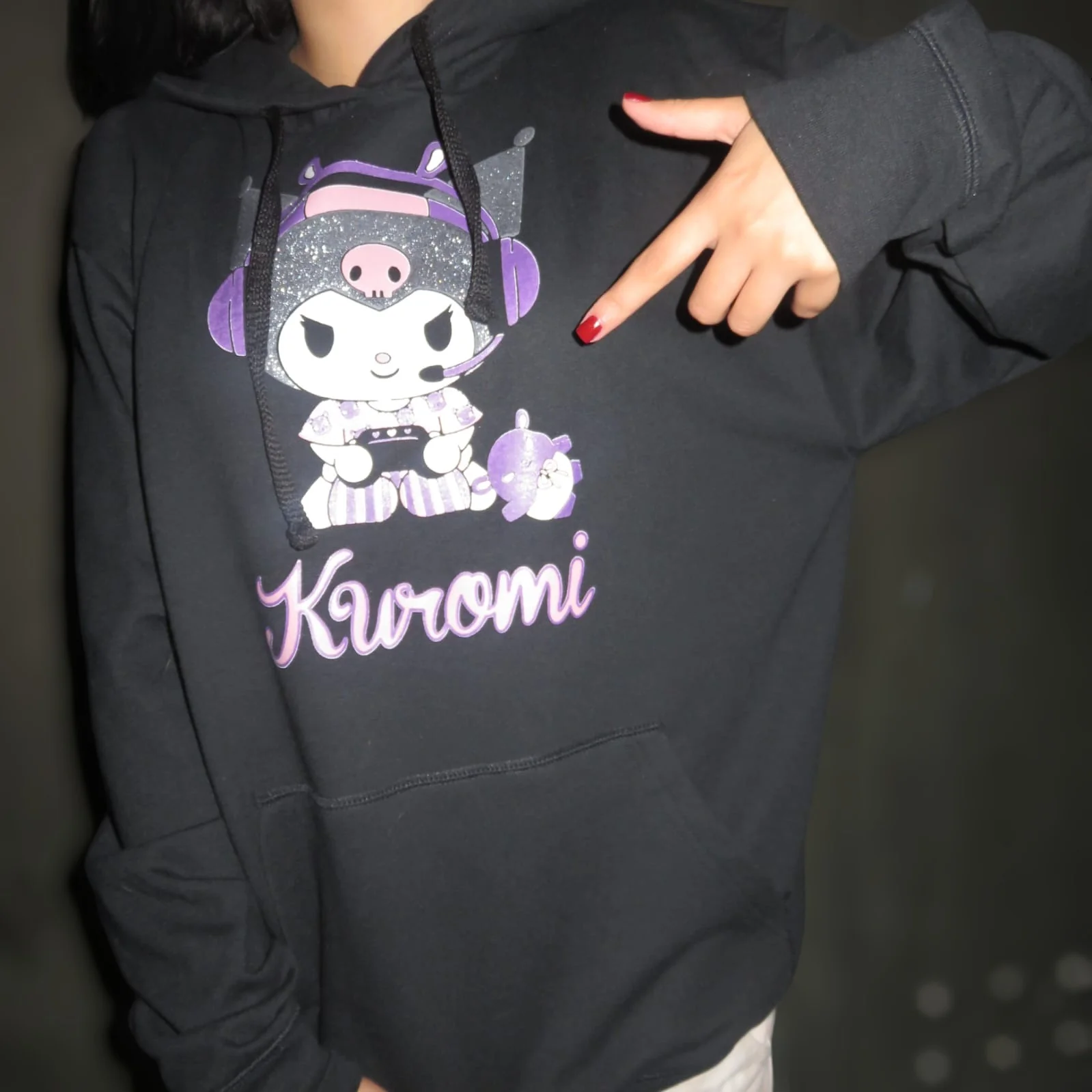 Sudadera de Kuromi gamer 5
