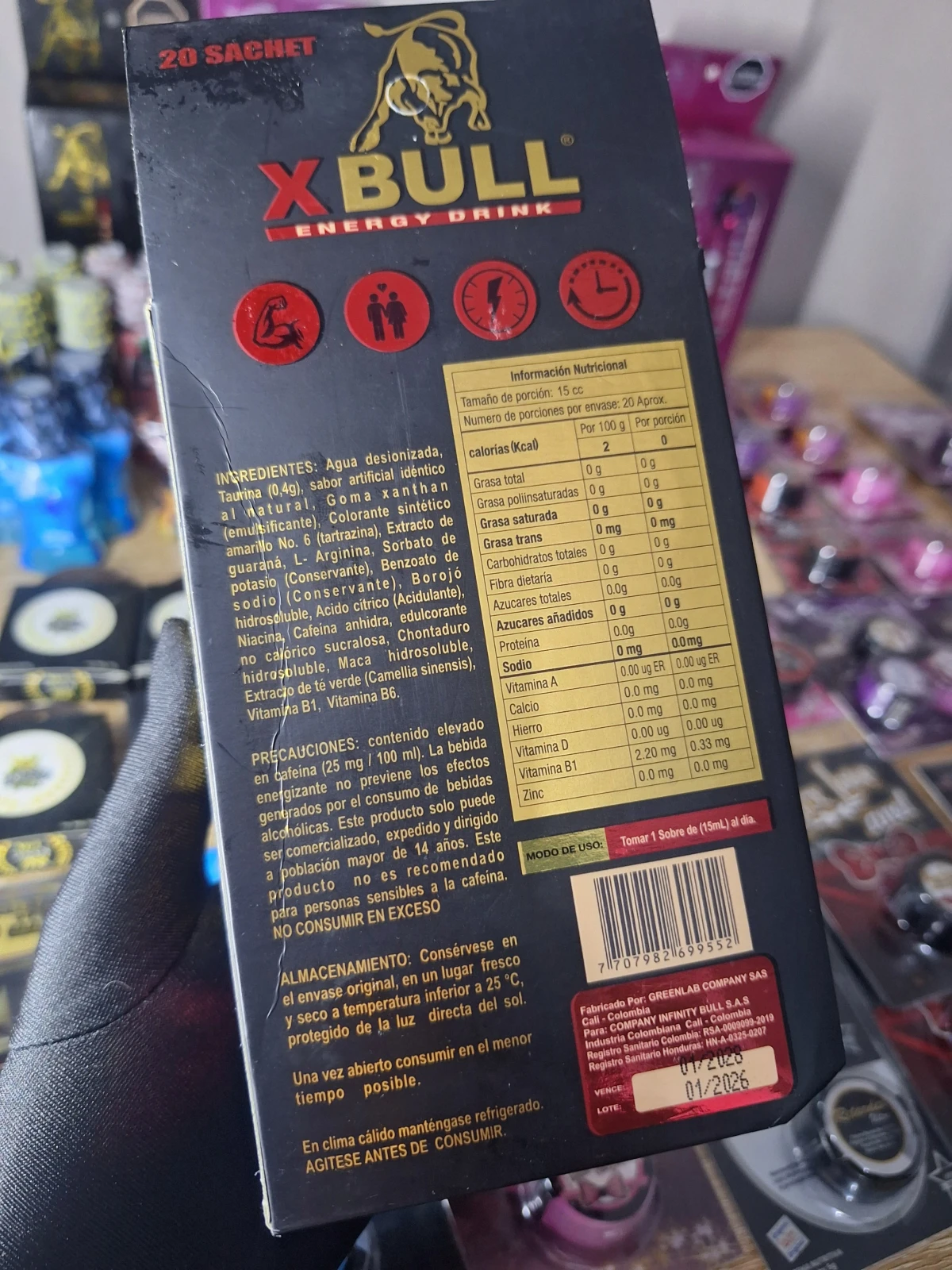 X-Bull sachets MEN sobre 3