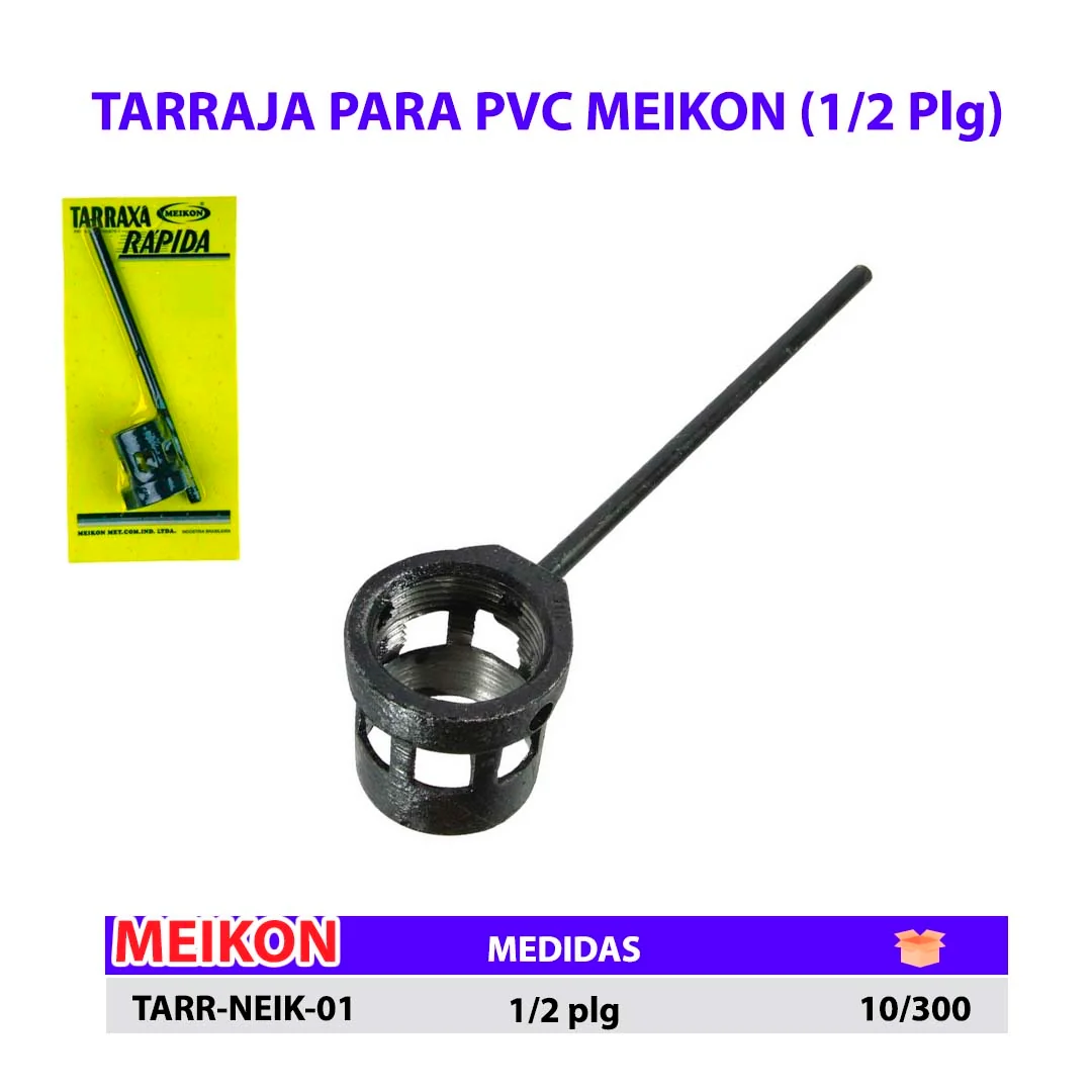 TARRAJA PARA PVC MEIKON 1/2 