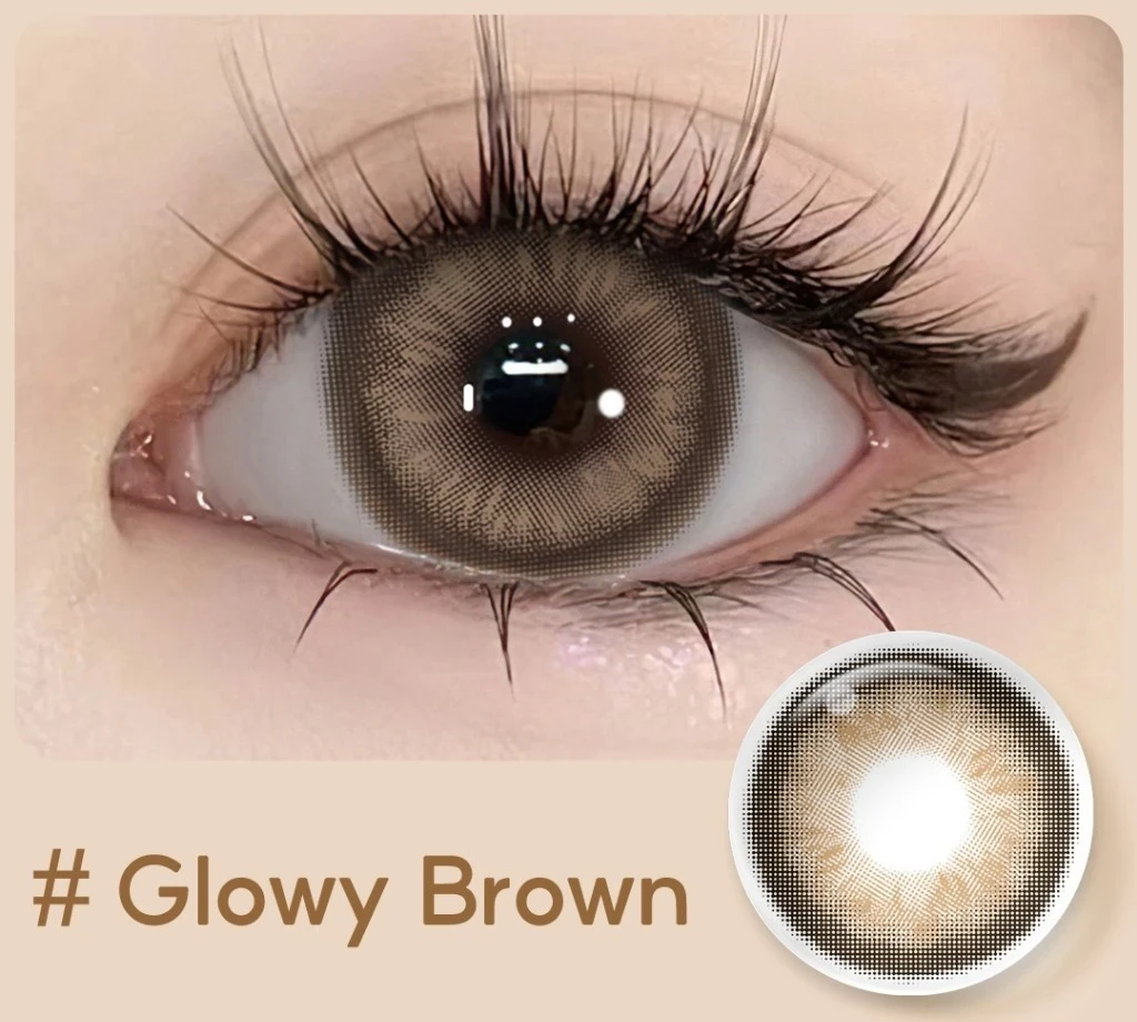 GLOWY BROWN - Diseño con bordes  3