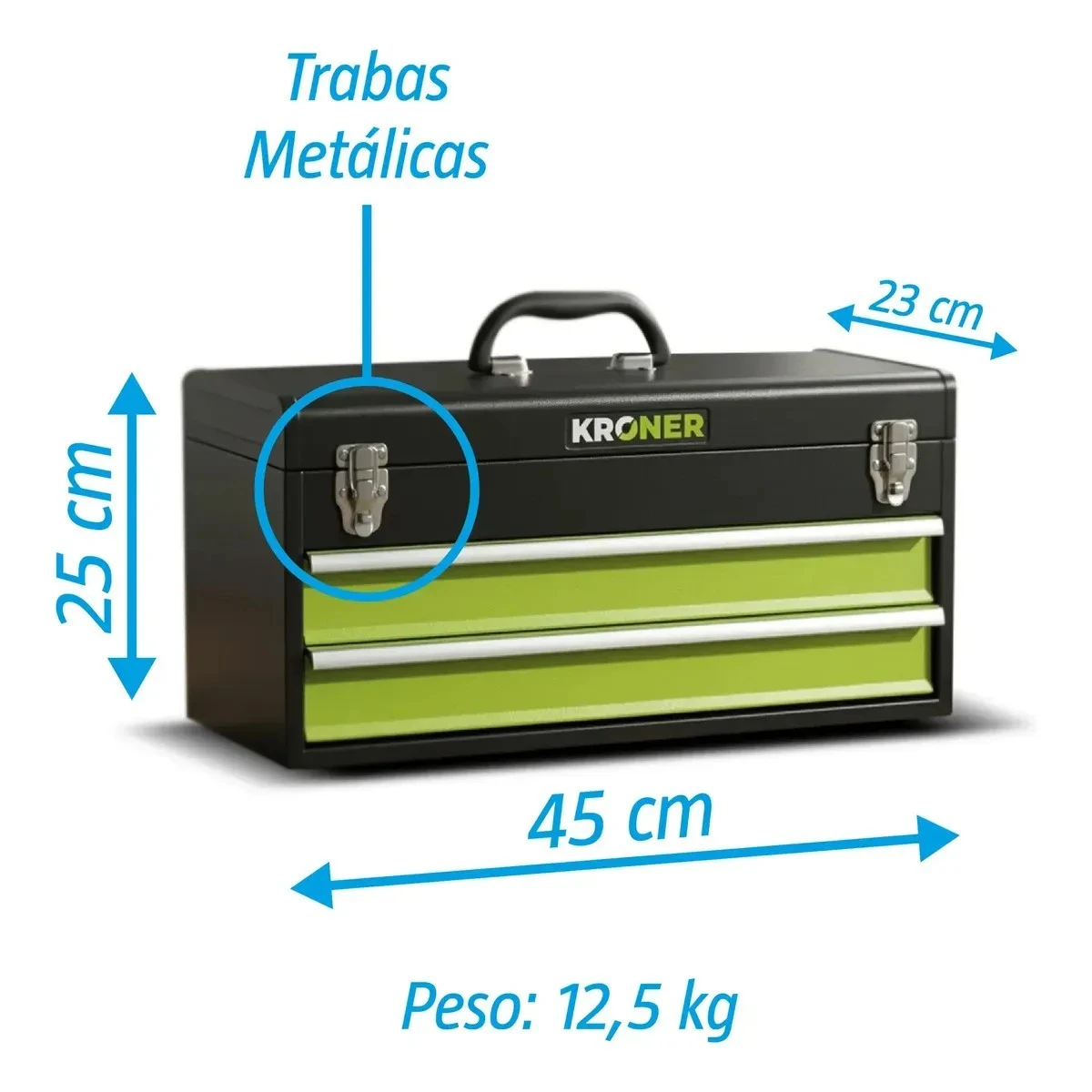 Juego De Herramientas Profesional De Taller Mecanico Hogar 138 Piezas - Kroner 3