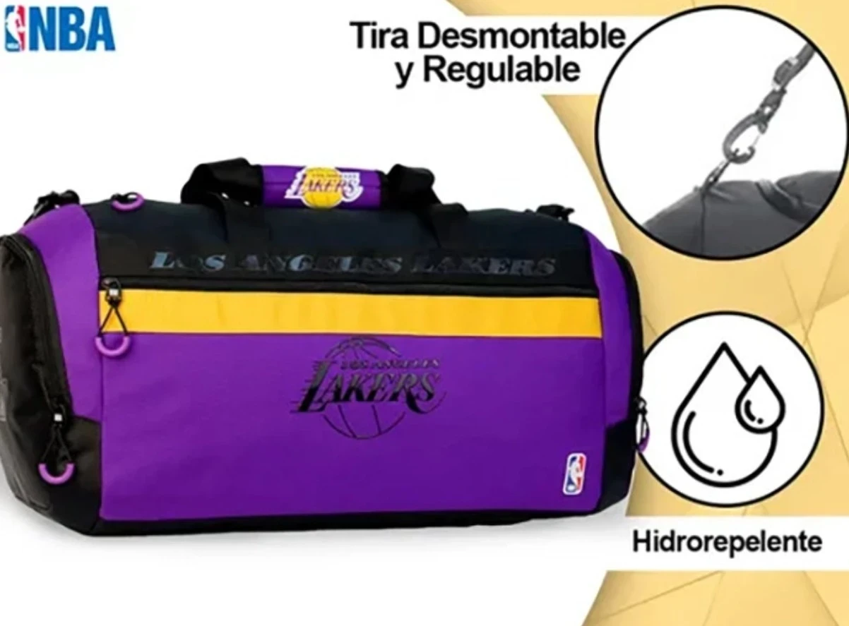  BOLSO DEPORTIVO NBA LOS ANGELES LAKERS CON BOTINERO 3