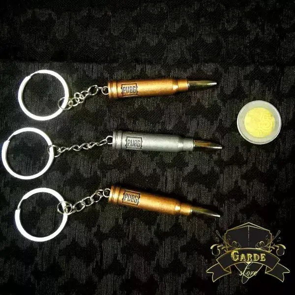 Llaveros PUBG metalicos colección bala.  4