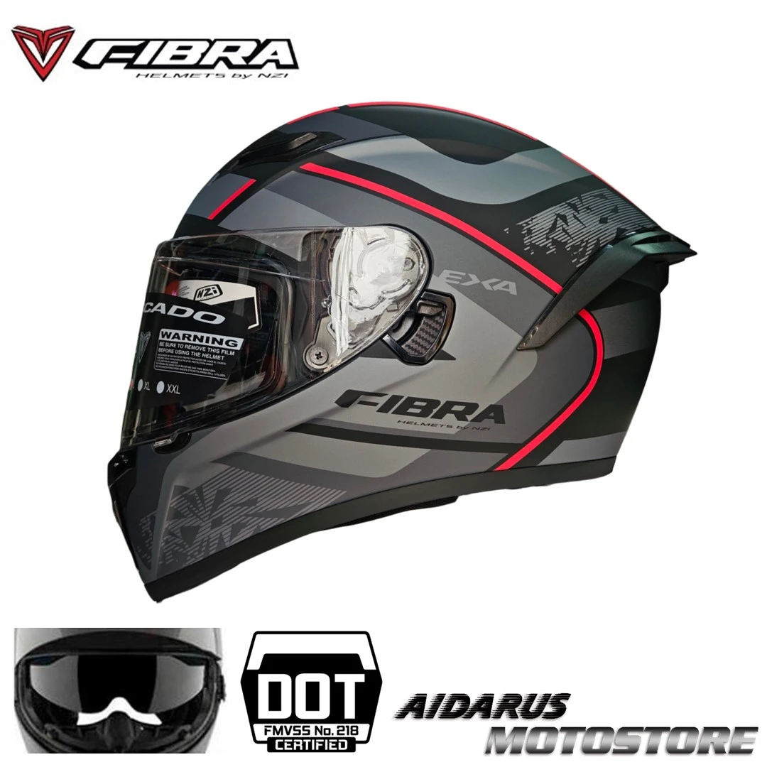 CASCO FIBRA EXA DUO DISEÑO MATE