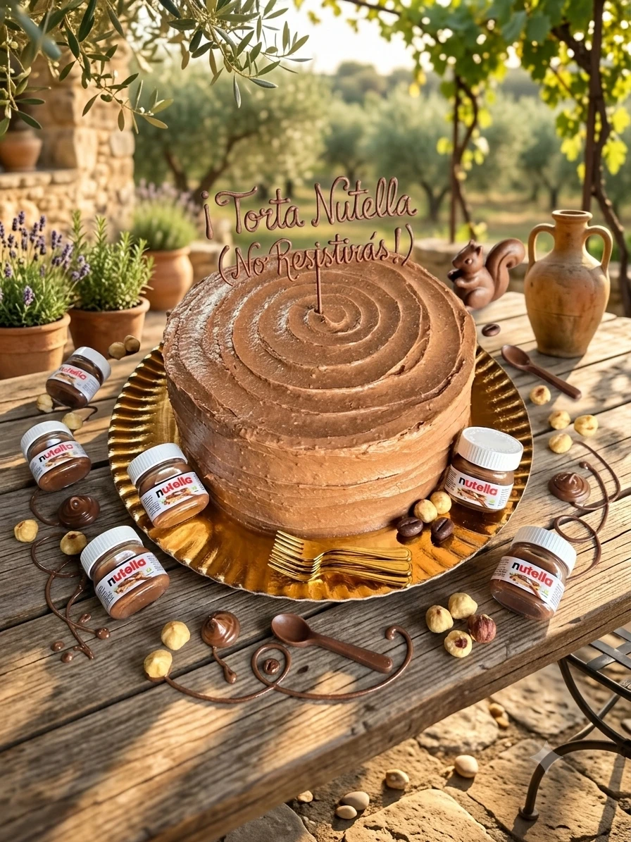 Torta Nutella./40 Personas.