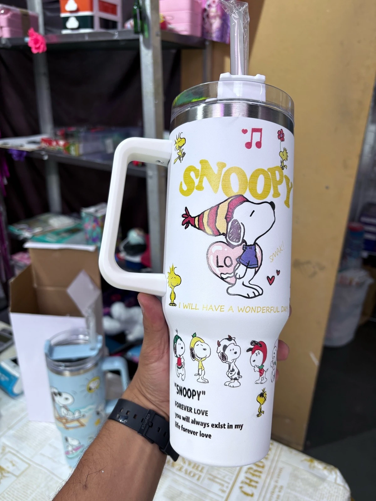 TERMO DE ACERRO INOXIDABLE 1200 ml. COLECCION SNOOPY 9